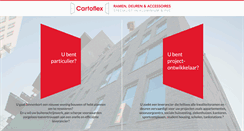 Desktop Screenshot of cartoflex.be